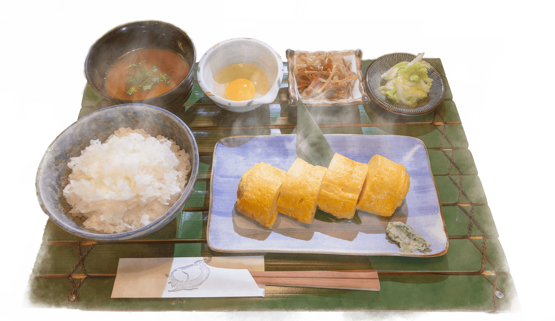 メニュー3烏骨鶏だしまき玉子定食